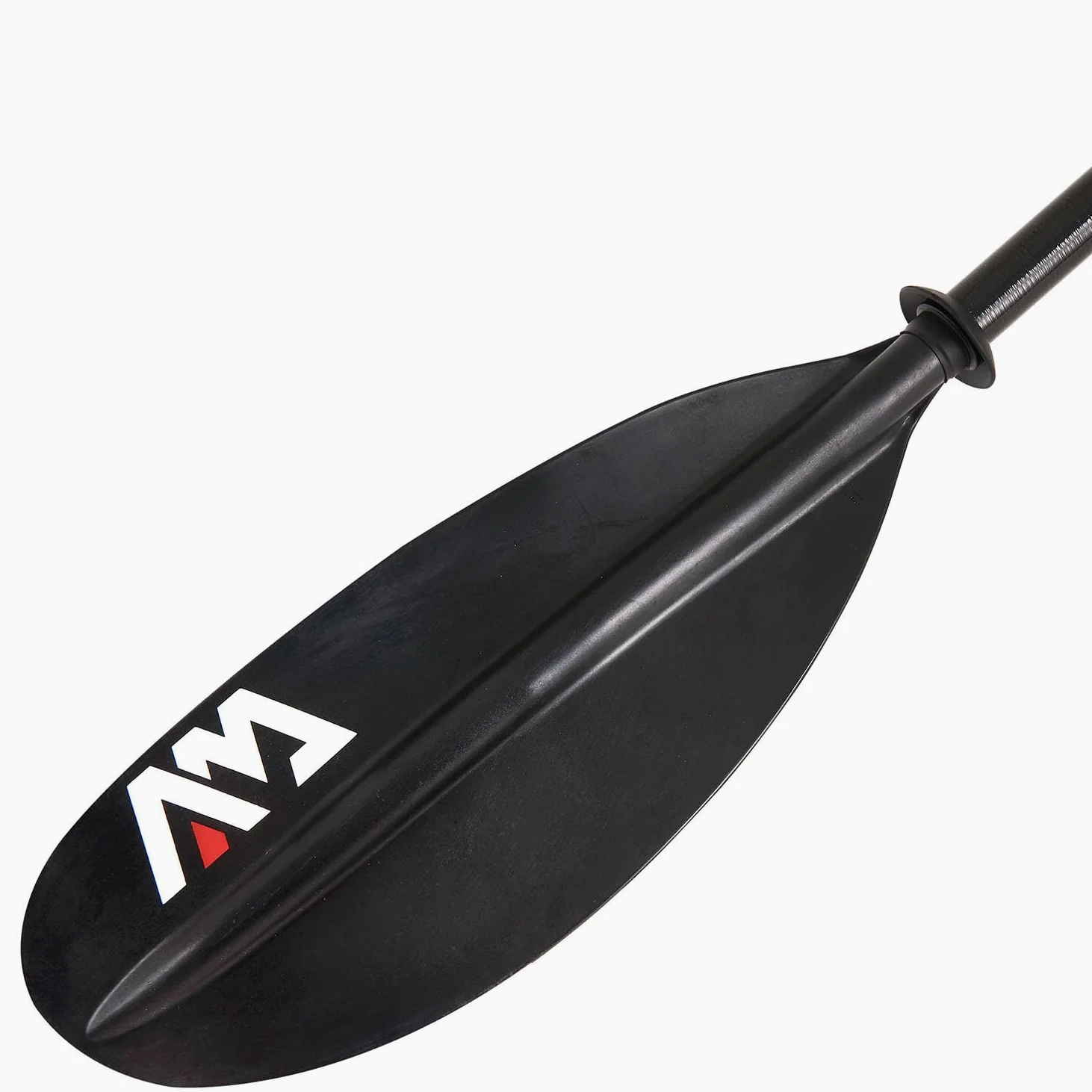 Aqua Marina wiosło kajakowe KP-2 2021 z włókna szklanego, czarne, 4-częściowe wiosło do pływania kajakiem, łodzią, długość 230 cm