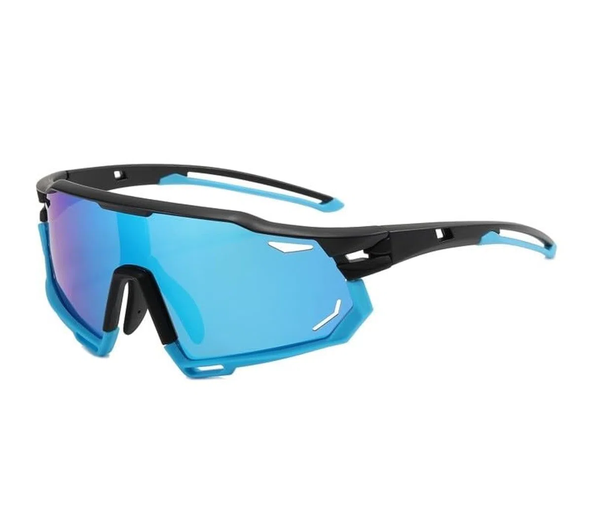 Super spolaryzowane sportowe okulary przeciwsłoneczne do jazdy na rowerze krykieta, hydrofobiczne, ochrona przed zamgleniem, specjalna miękka silikonowa podszewka, ochrona przed