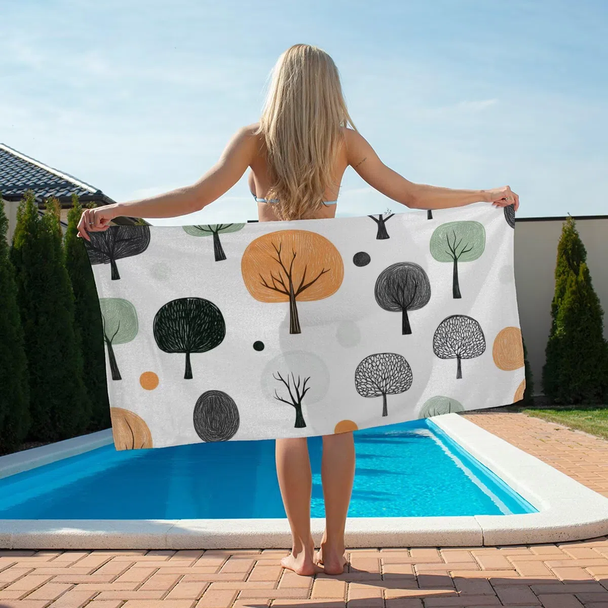 2 szt., bardzo duże 100 x 220 cm, kreskówkowy szybkoschnący ręcznik z mikrofibry, bez piasku i plażowy, lekki podróżny, kompaktowy ręcznik kempingowy z torbą do przechowywania, chłonny dla kobiet